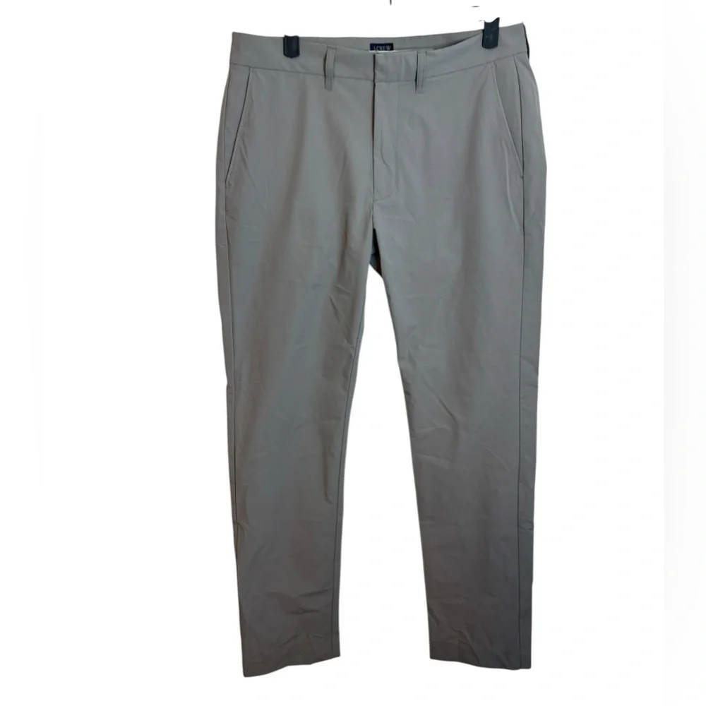 J.Crew Gray Thompson Flex Tech Tapered Pants